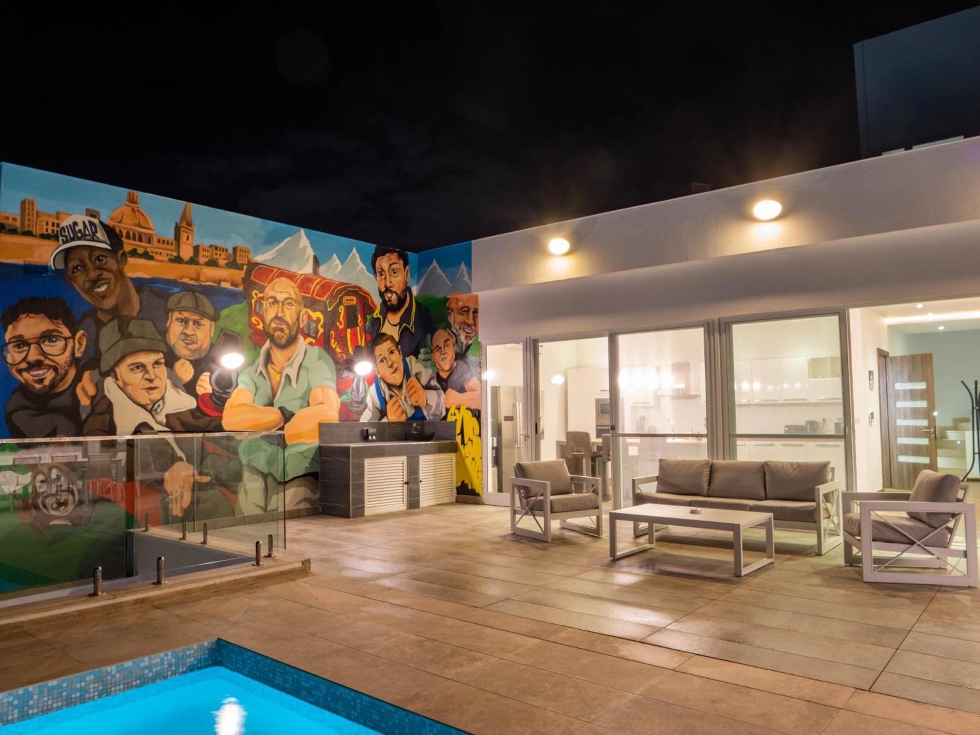 Villa Gaia - Sunset Views, Indoor Heated Pool, Sauna And Games Room Mellieħa Extérieur photo