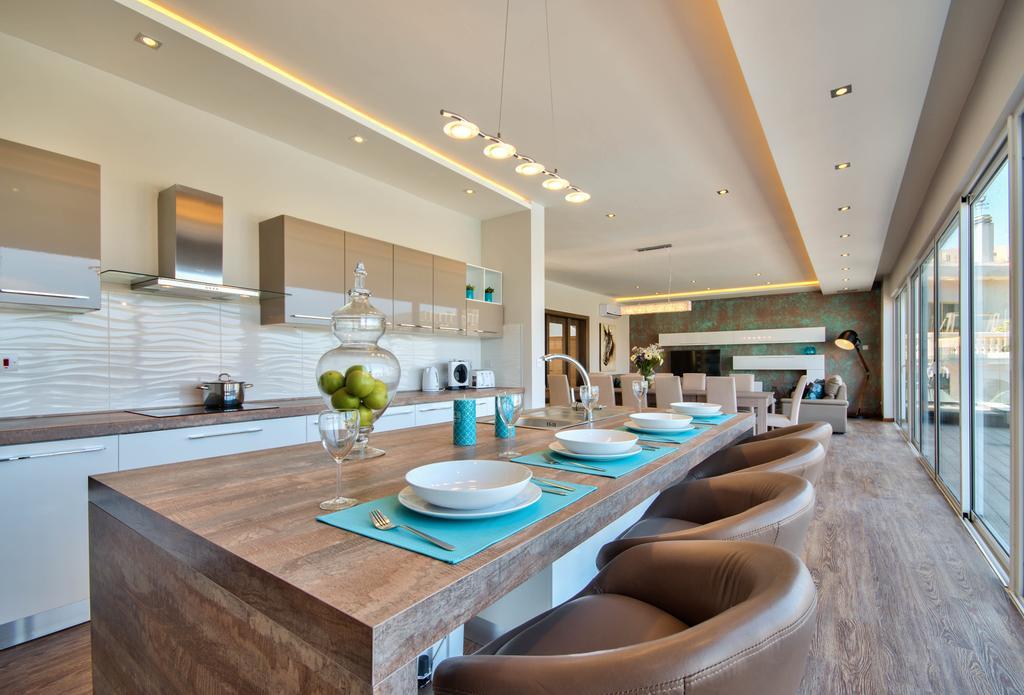 Villa Gaia - Sunset Views, Indoor Heated Pool, Sauna And Games Room Mellieħa Extérieur photo