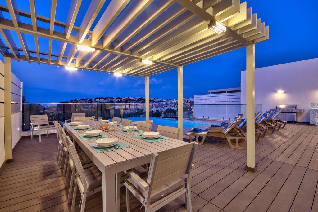 Villa Gaia - Sunset Views, Indoor Heated Pool, Sauna And Games Room Mellieħa Extérieur photo