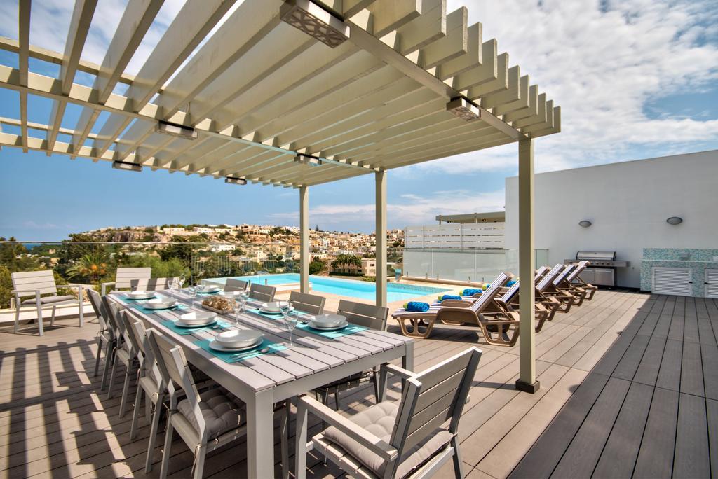 Villa Gaia - Sunset Views, Indoor Heated Pool, Sauna And Games Room Mellieħa Extérieur photo